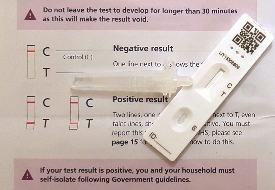 Photo of a test kit.