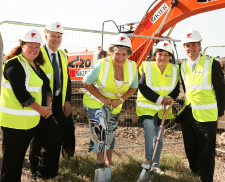 Work starts on a new school for pupils with behavioural, emotional and social difficulties (BESD) in Kingswood, Bristol