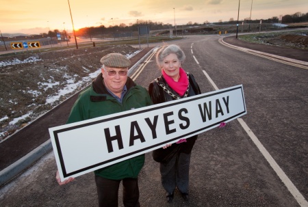 Opening of Hayes Way, Patchway, Bristol