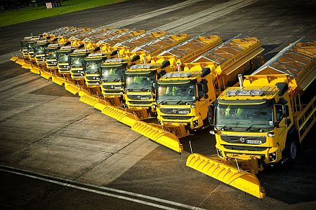 South Gloucestershire Council's fleet of gritters