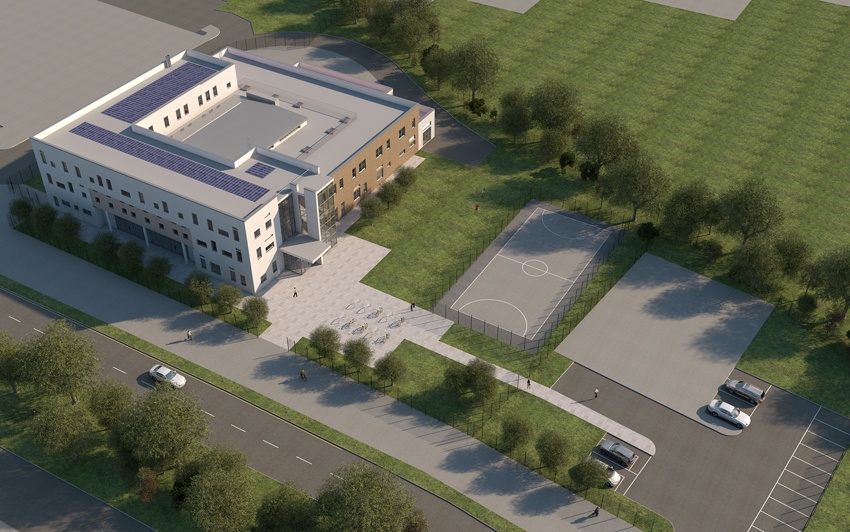 Proposed Bristol Technology & Engineering Academy in Stoke Gifford, Bristol.