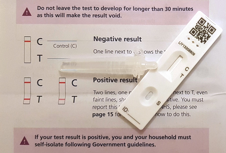 Photo of a test kit.